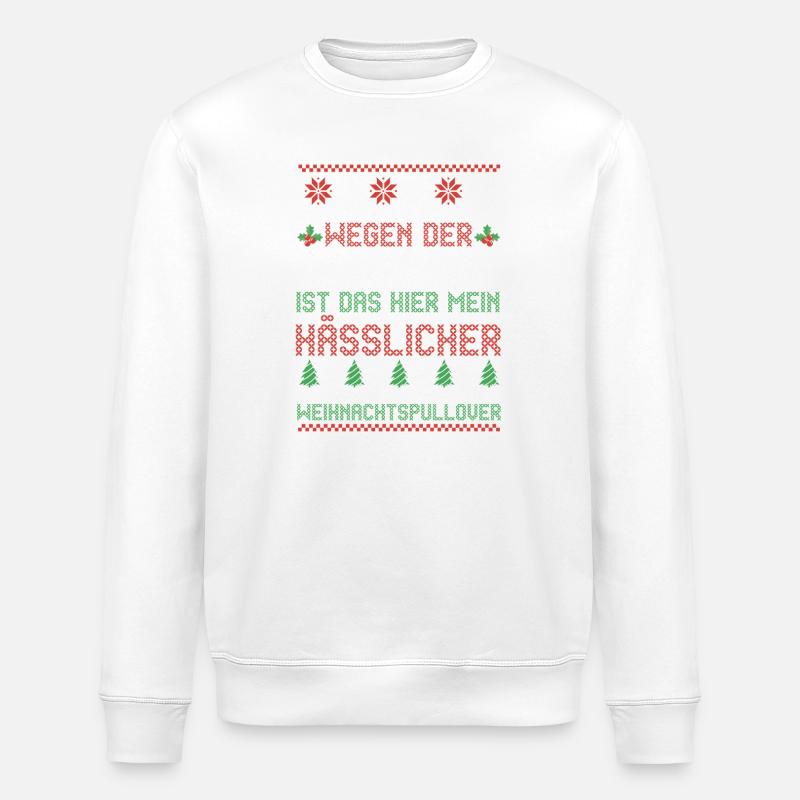 Weihnachtsmann Inflation Weihnachtszeit Weihnachte - Stanley/Stella Unisex Bio-Sweatshirt ROLLER - Weiß