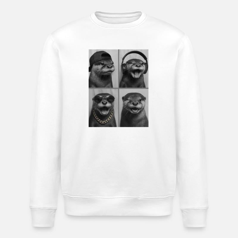 Otter - Stanley/Stella Unisex Bio-Sweatshirt ROLLER - Weiß
