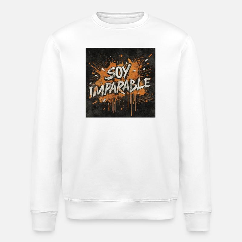 Je suis Imparable : graffiti urbain - Sweat bio ROLLER Stanley/Stella Unisexe - blanc