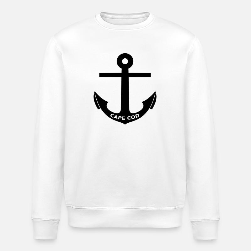 Cape Cod - Massachusetts - United States - USA - Stanley/Stella ROLLER Unisex Organic Sweatshirt - white