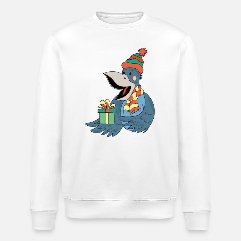 Weihnachten  - Stanley/Stella Unisex Bio-Sweatshirt ROLLER - Weiß