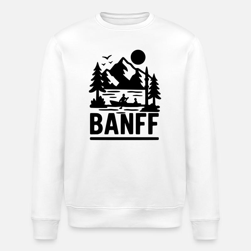 banff national park - Stanley/Stella Unisex Bio-Sweatshirt ROLLER - Weiß