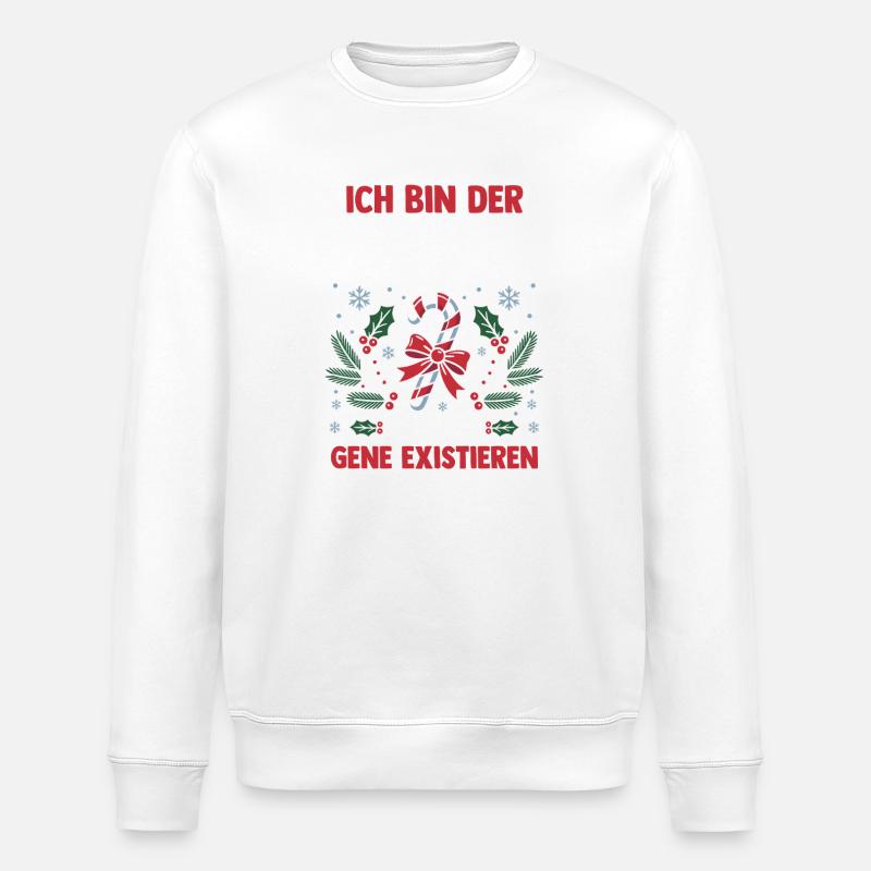 Weihnachtsmann Weihnachtszeit Weihnachts - Stanley/Stella Unisex Bio-Sweatshirt ROLLER - Weiß
