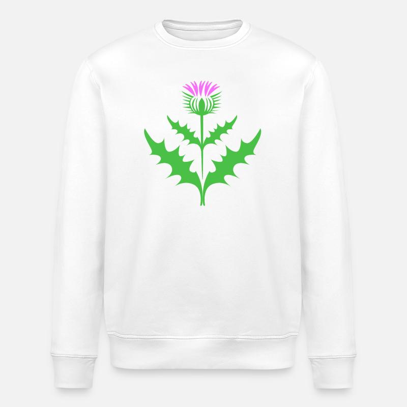 Écosse Écossais Écossais écossais - Sweat bio ROLLER Stanley/Stella Unisexe - blanc