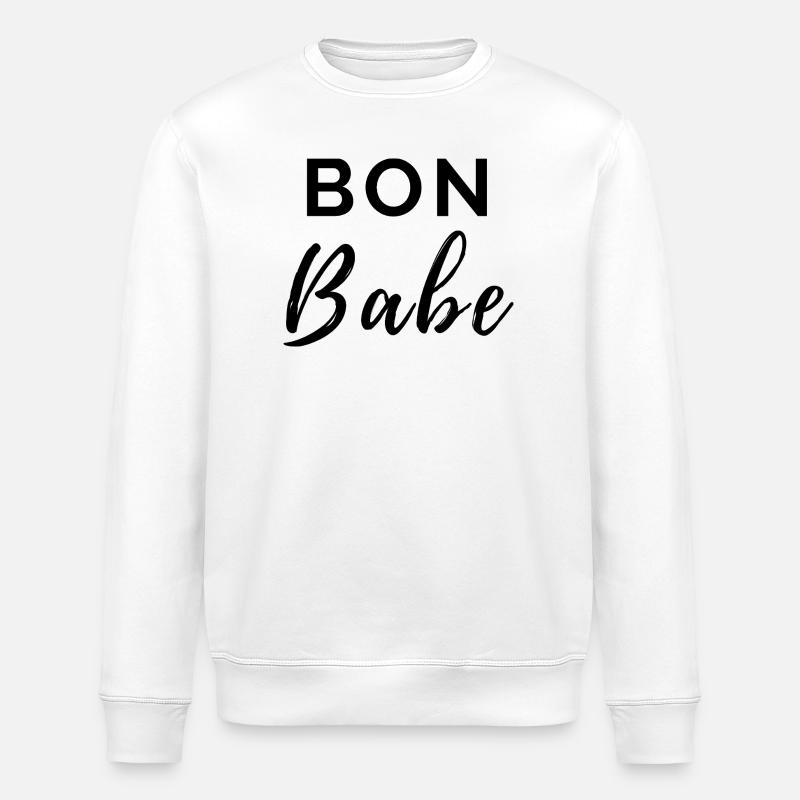 Bon Babe, Schönheitsberaterin, Maskenbildnerin. - Stanley/Stella Unisex Bio-Sweatshirt ROLLER - Weiß