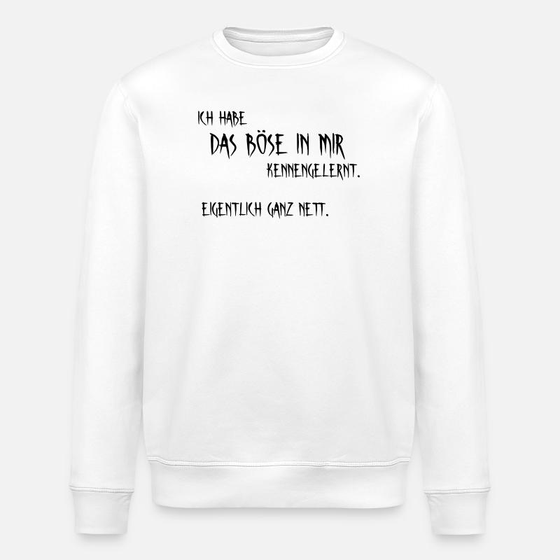 Le mal en moi - Sweat bio ROLLER Stanley/Stella Unisexe - blanc