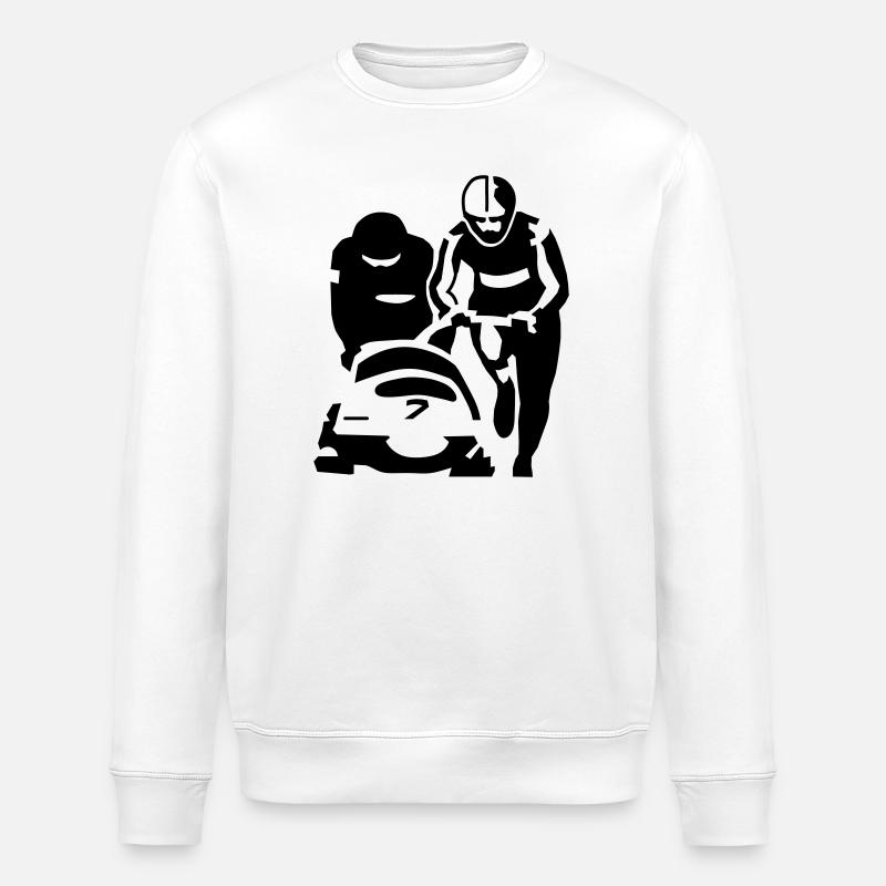 Bobsleigh - Sweat bio ROLLER Stanley/Stella Unisexe - blanc