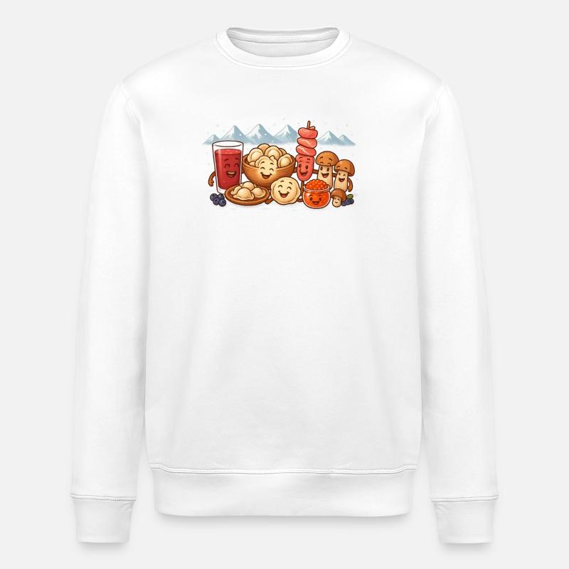 Weiter Norden - Geschenk der Kulturen - Stanley/Stella Unisex Bio-Sweatshirt ROLLER - Weiß