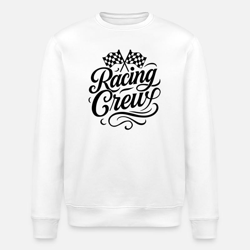 Équipage de course - Sweat bio ROLLER Stanley/Stella Unisexe - blanc