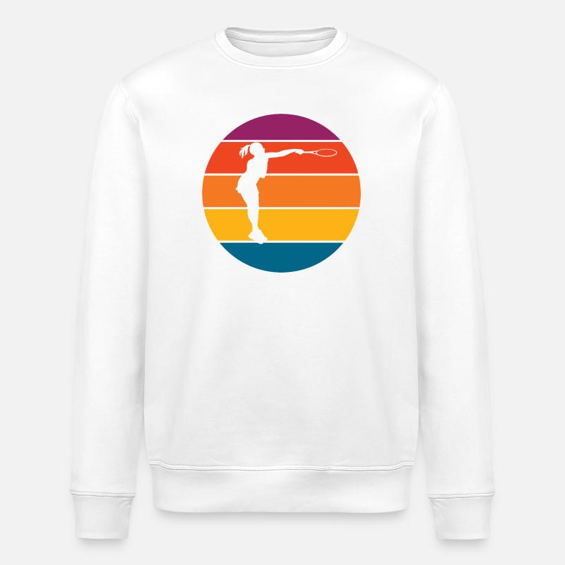 Tennis - Stanley/Stella Unisex Bio-Sweatshirt ROLLER - Weiß