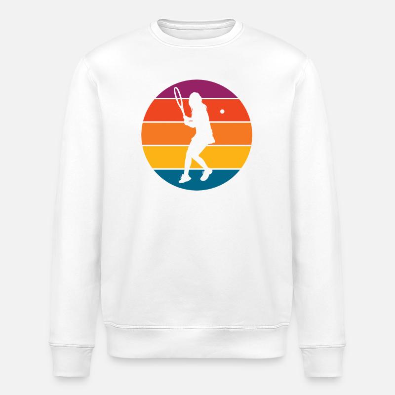 Tennis - Stanley/Stella Unisex Bio-Sweatshirt ROLLER - Weiß