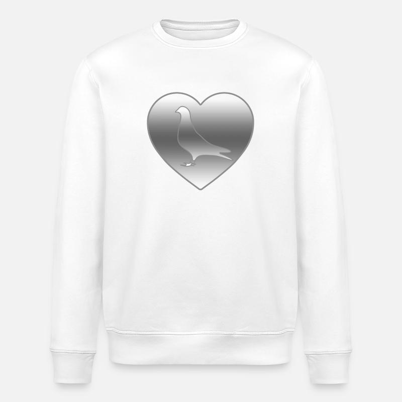 Tauben - Stanley/Stella Unisex Bio-Sweatshirt ROLLER - Weiß