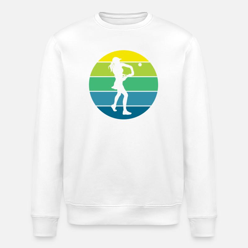 Tennis - Stanley/Stella Unisex Bio-Sweatshirt ROLLER - Weiß