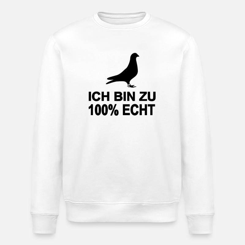 Tauben - Stanley/Stella Unisex Bio-Sweatshirt ROLLER - Weiß