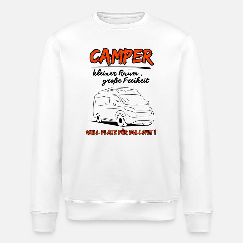 Déclaration du camping-car - Sweat bio ROLLER Stanley/Stella Unisexe - blanc