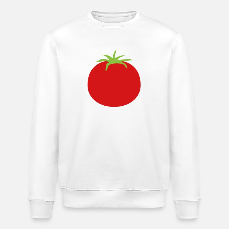 Tomate - Sweat bio ROLLER Stanley/Stella Unisexe - blanc
