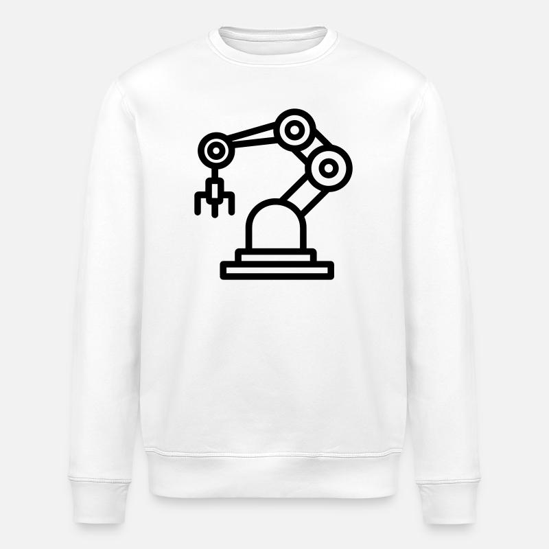 bras robotique - Sweat bio ROLLER Stanley/Stella Unisexe - blanc