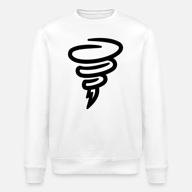 Tornado - Stanley/Stella Unisex Bio-Sweatshirt ROLLER - Weiß