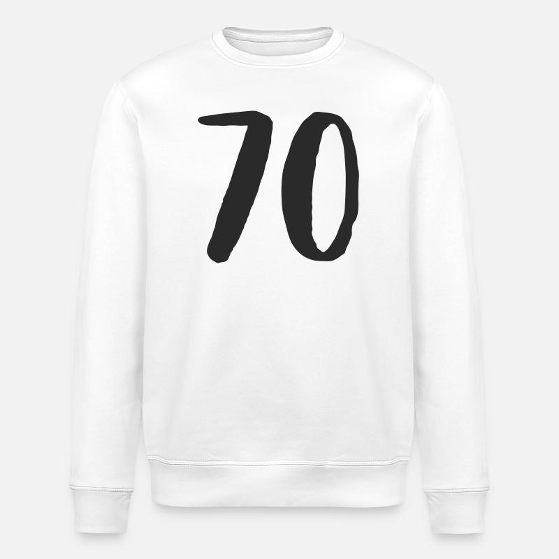 Nombre de 70 - Sweat bio ROLLER Stanley/Stella Unisexe - blanc