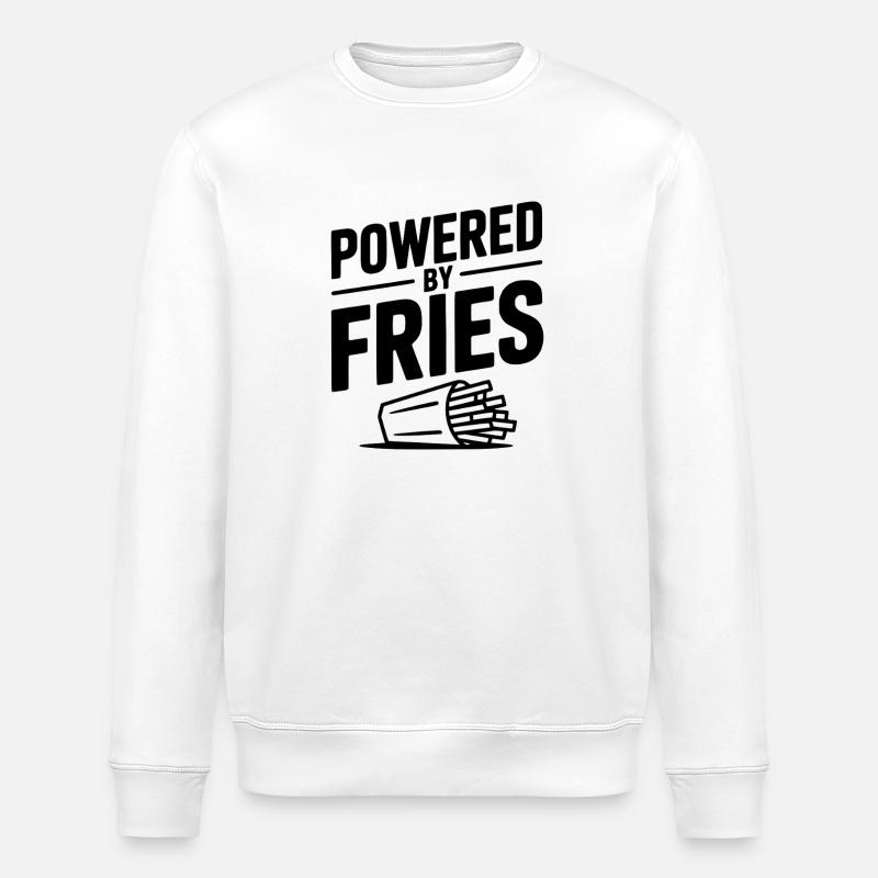 Propulsé par Fries - Sweat bio ROLLER Stanley/Stella Unisexe - blanc