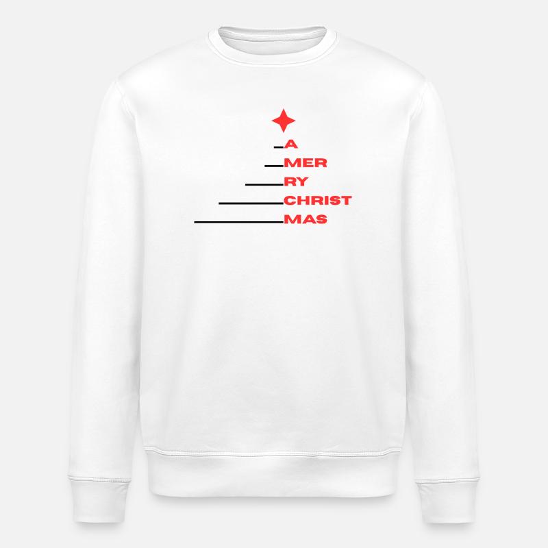 Un joyeux Noël - Sweat bio ROLLER Stanley/Stella Unisexe - blanc