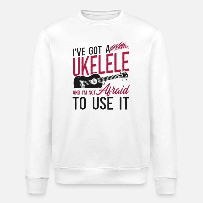 Hawaiian Ukulele Uke I've Got A - Stanley/Stella ROLLER Unisex Organic Sweatshirt - white