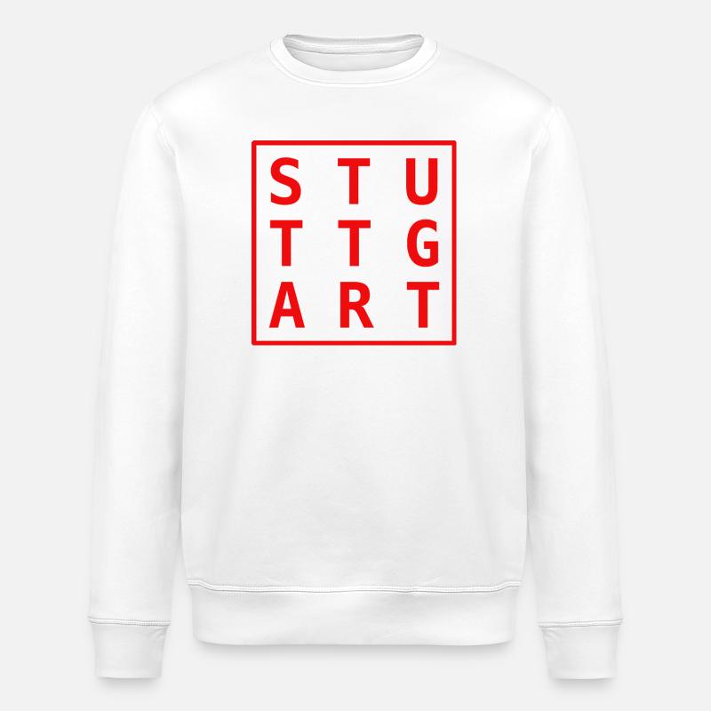 Sac souvenir de Stuttgart - Sweat bio ROLLER Stanley/Stella Unisexe - blanc