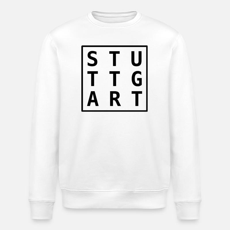 Stuttgart Hoodie, Souvenir Tasche - Stanley/Stella Unisex Bio-Sweatshirt ROLLER - Weiß
