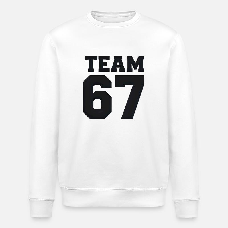 Team 67 - Sweat bio ROLLER Stanley/Stella Unisexe - blanc