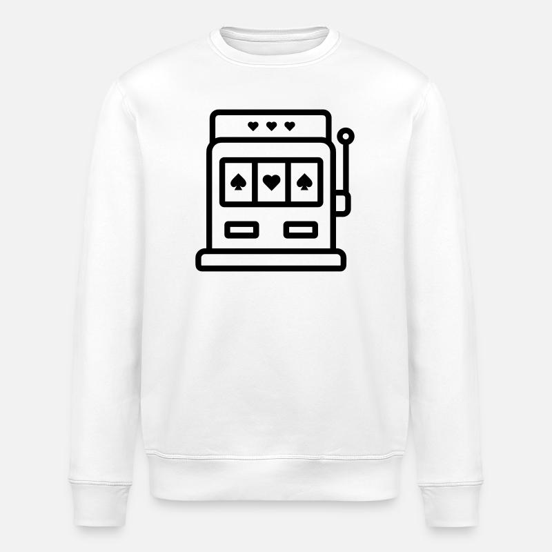 casino machine à sous  - Sweat bio ROLLER Stanley/Stella Unisexe - blanc