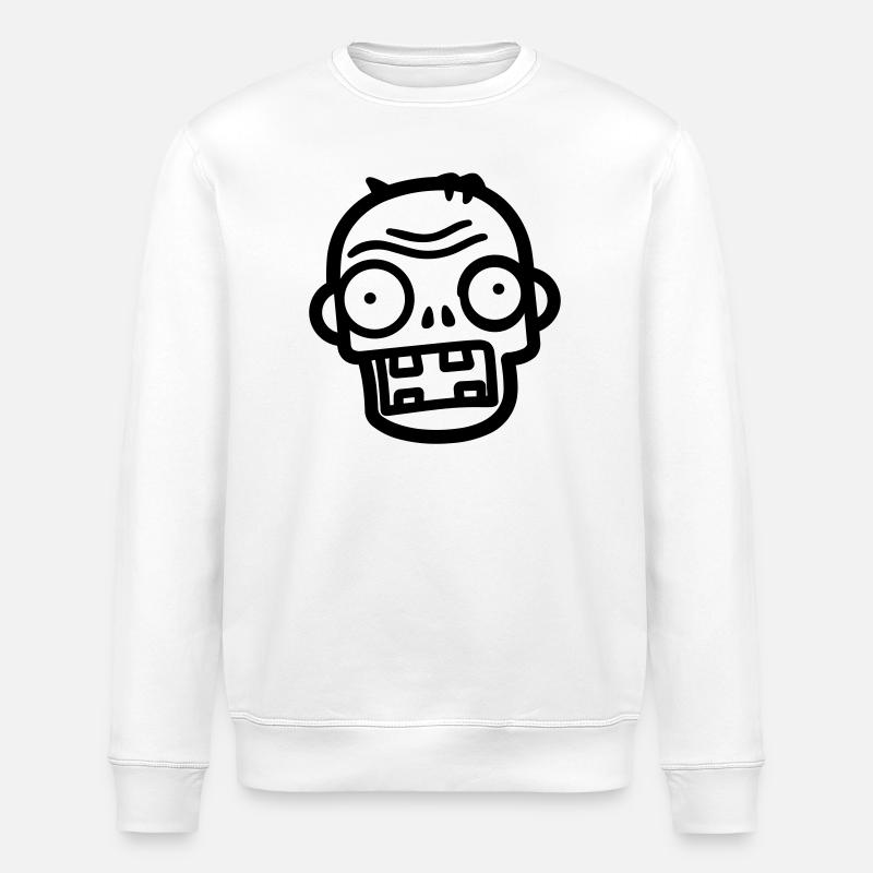 Zombie - Stanley/Stella Unisex Bio-Sweatshirt ROLLER - Weiß