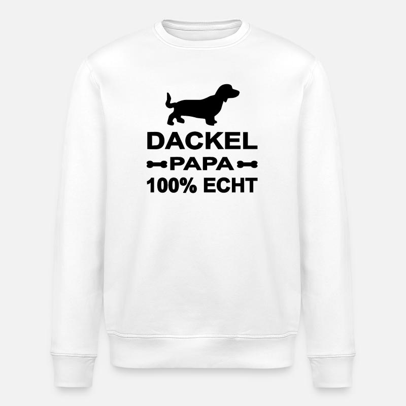 Dackel - Stanley/Stella Unisex Bio-Sweatshirt ROLLER - Weiß