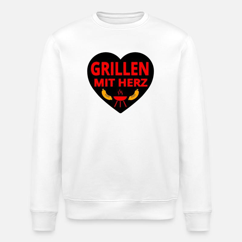 Grillen - Stanley/Stella Unisex Bio-Sweatshirt ROLLER - Weiß