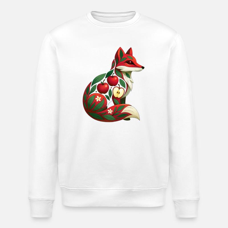 Pomme Renard - Sweat bio ROLLER Stanley/Stella Unisexe - blanc