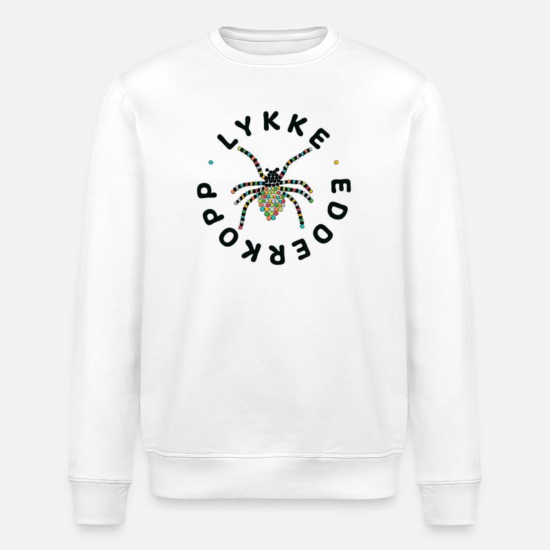 Glücksspinne - Stanley/Stella Unisex Bio-Sweatshirt ROLLER - Weiß