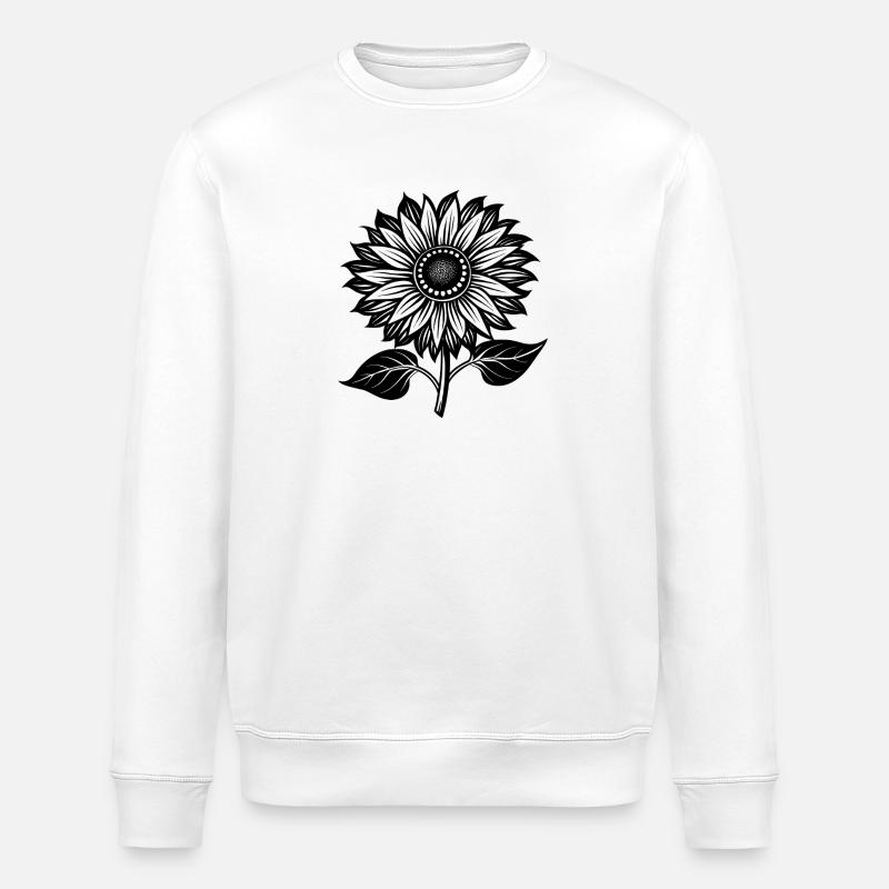 Sonnenblume - Stanley/Stella Unisex Bio-Sweatshirt ROLLER - Weiß
