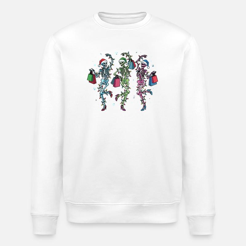 Acheteurs de squelettes dansants - Sweat bio ROLLER Stanley/Stella Unisexe - blanc