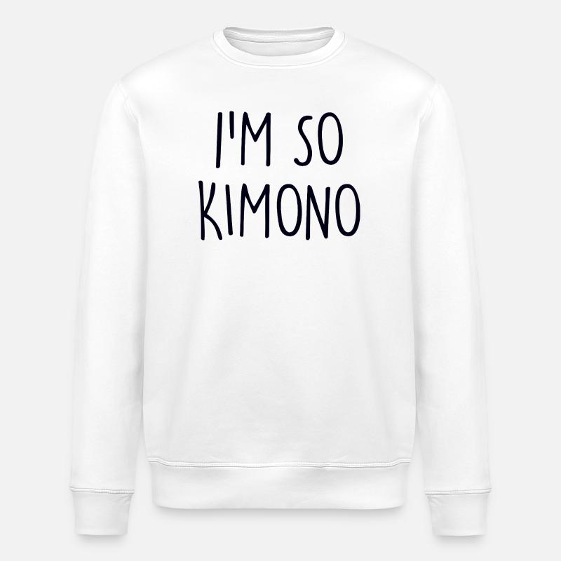 Kimono - Sweat bio ROLLER Stanley/Stella Unisexe - blanc