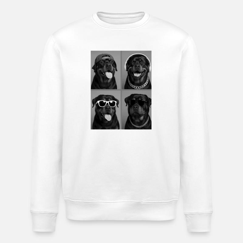 Rottweiler - Stanley/Stella Unisex Bio-Sweatshirt ROLLER - Weiß