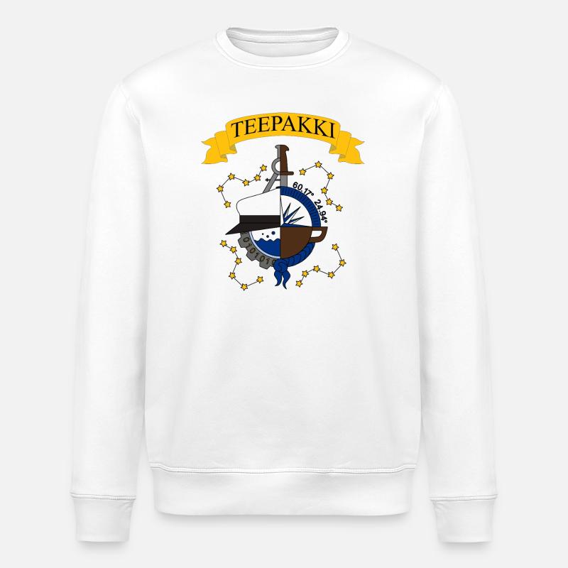 Teebeutel - Stanley/Stella Unisex Bio-Sweatshirt ROLLER - Weiß