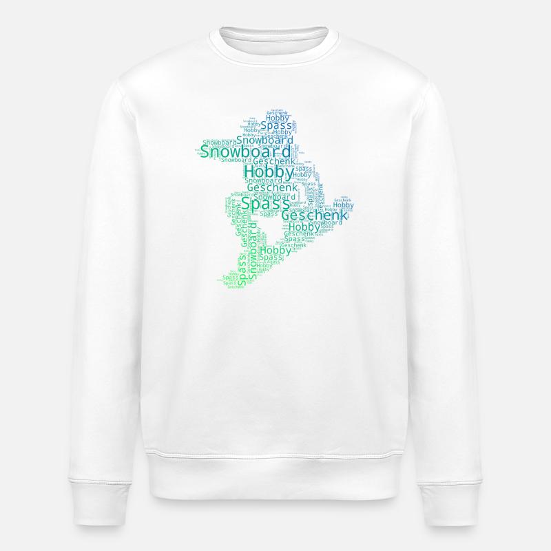 Déclaration pour tous les snowboardeurs - Sweat bio ROLLER Stanley/Stella Unisexe - blanc