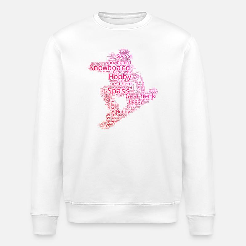 Déclaration directe sur le snowboard - Sweat bio ROLLER Stanley/Stella Unisexe - blanc