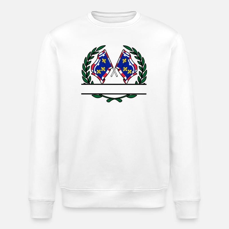 Centre-Val de Loire Namespace - Stanley/Stella Unisex Bio-Sweatshirt ROLLER - Weiß