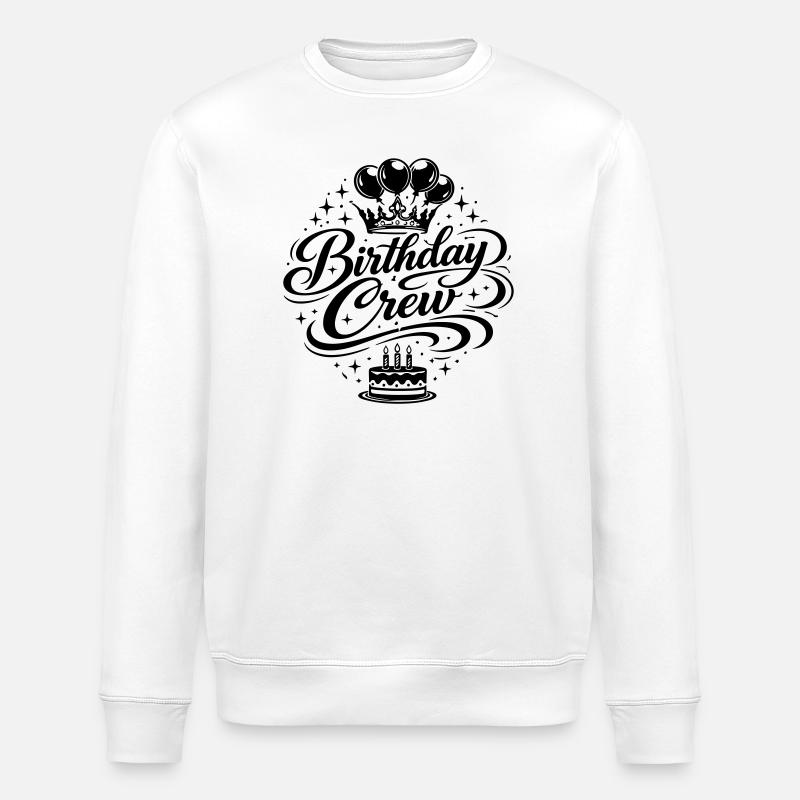 Célébration de l’équipe d’anniversaire - Sweat bio ROLLER Stanley/Stella Unisexe - blanc