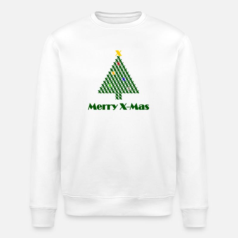 Merry X-Mas! - Stanley/Stella Unisex Bio-Sweatshirt ROLLER - Weiß