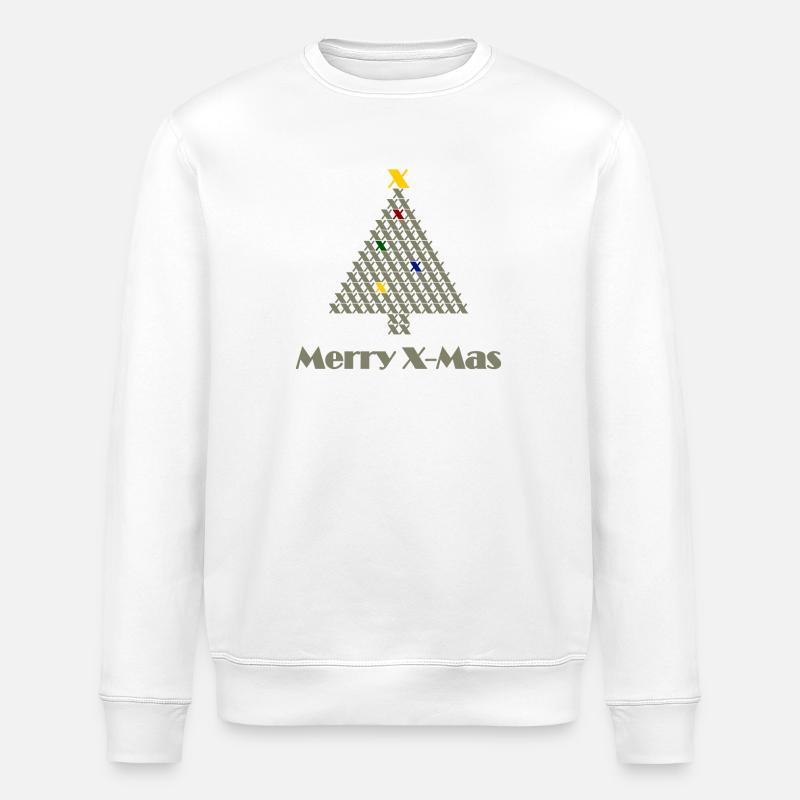 Merry X-Mas! - Stanley/Stella Unisex Bio-Sweatshirt ROLLER - Weiß