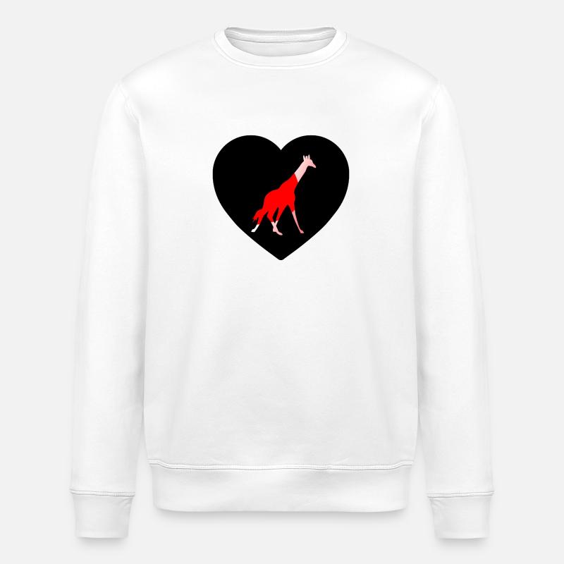Girafe - Sweat bio ROLLER Stanley/Stella Unisexe - blanc