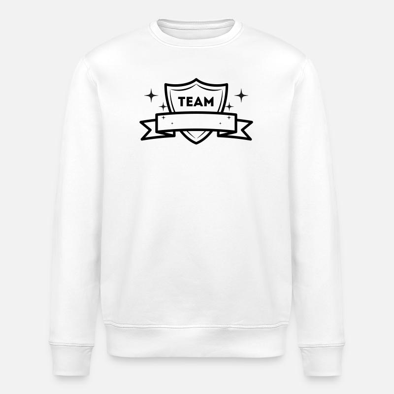 Équipe - Idée cadeau - Symboles - Sweat bio ROLLER Stanley/Stella Unisexe - blanc