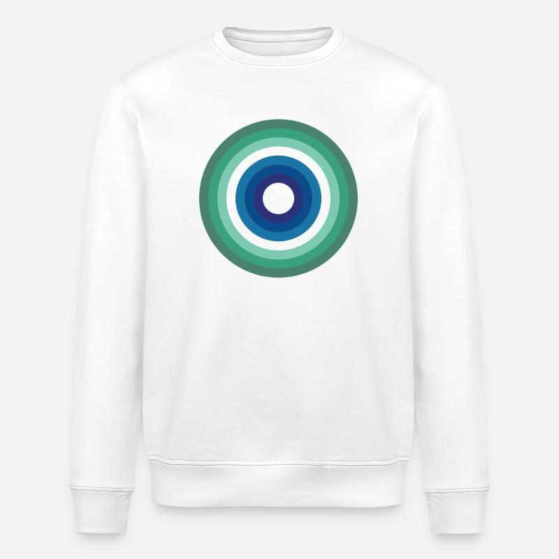 LGBTQ_circles_resize_gaymen - Stanley/Stella Unisex Bio-Sweatshirt ROLLER - Weiß