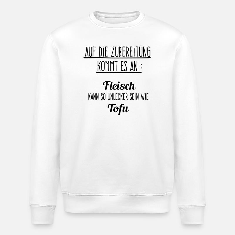 tofu - Sweat bio ROLLER Stanley/Stella Unisexe - blanc